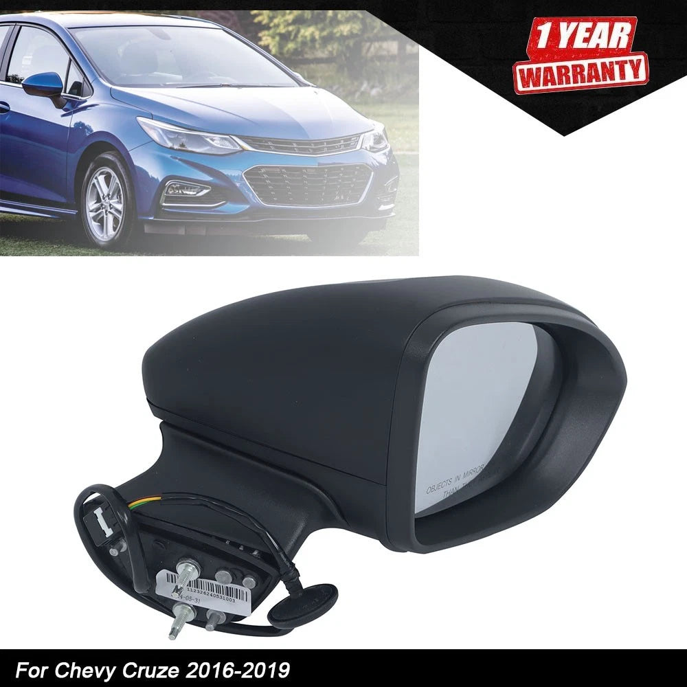 Heated 5-Pin Passenger Side View Mirror for Chevy Cruze (2016–2019)