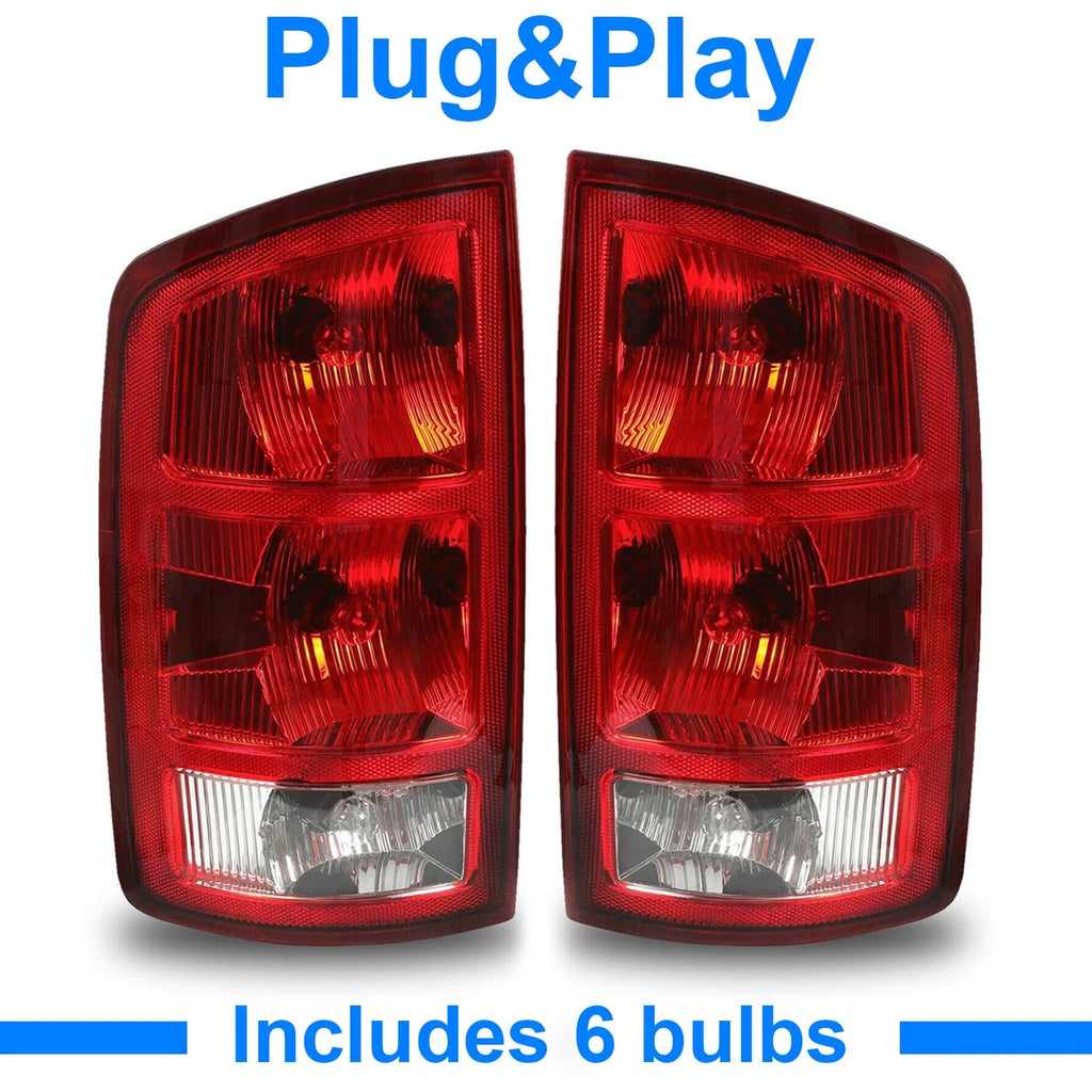 Tail Light Assembly for Dodge Ram 1500 2500 3500 (2002–2006) - Right, Chrome