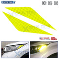 Yellow PVC Reflective Headlight Lamps Sticker for Honda CR-V (2017–2022)