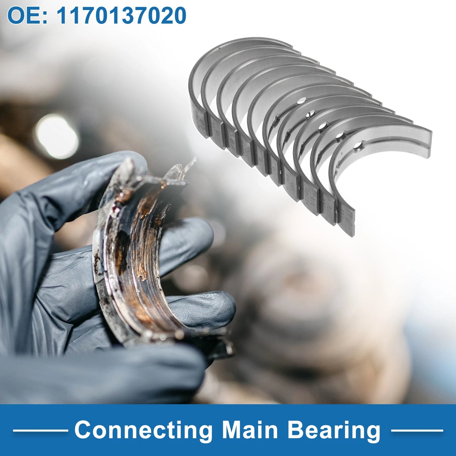 Main Bearing Set No. 1170137020 for Toyota Corolla Altis (2007–2013)