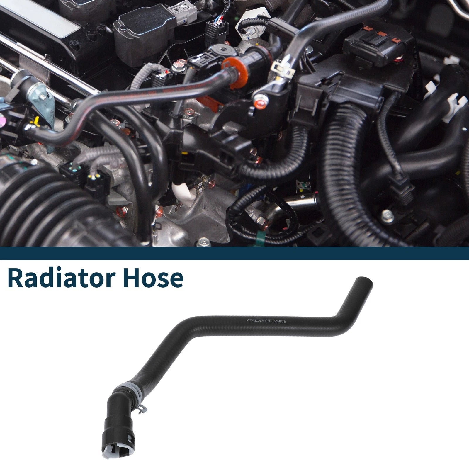 Radiator Hose Warm Air Inlet Pipe for Ford Edge (2012–2015) No. CT4Z18472A Rubber