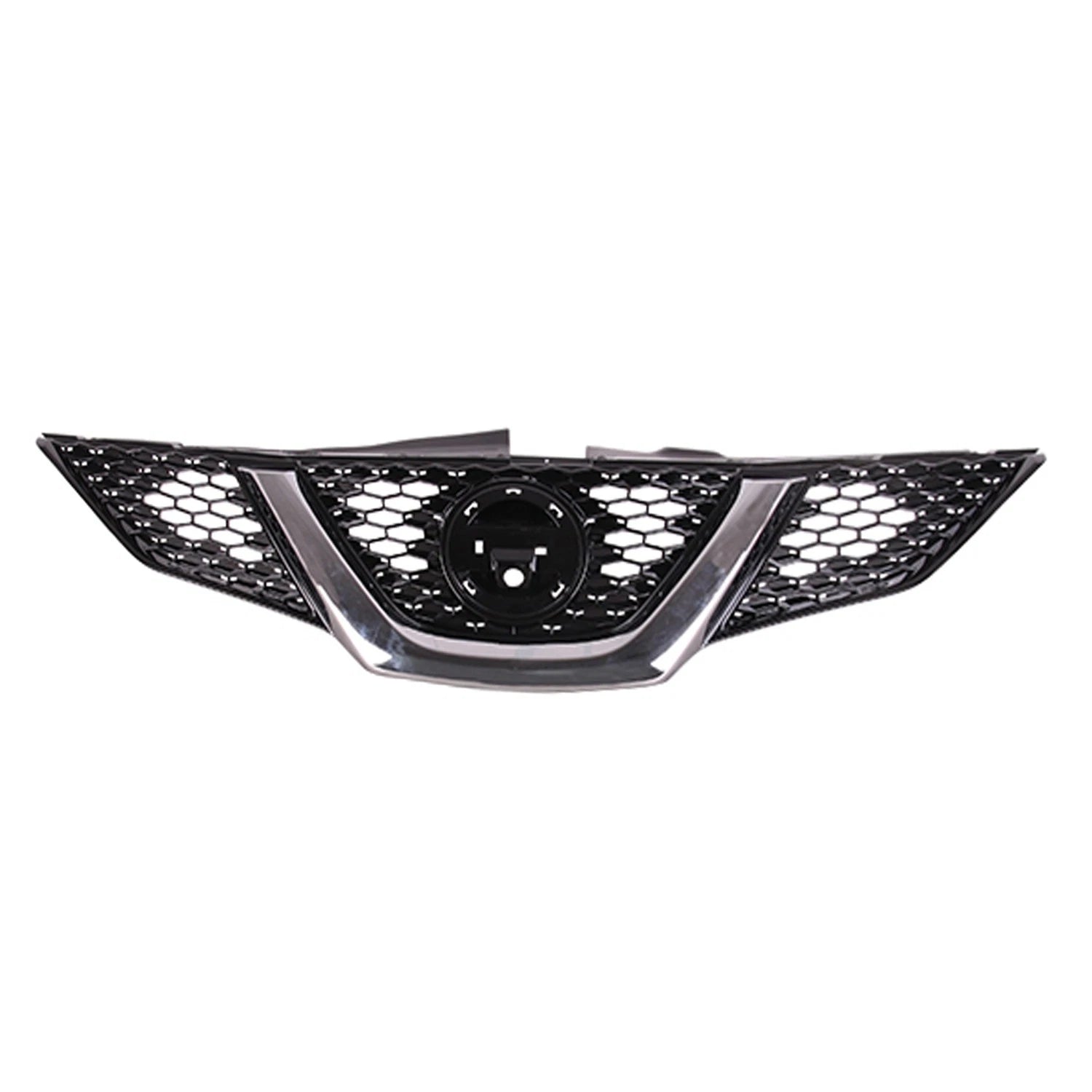Replacement Front Grille Black ABS for 2017 Nissan Qashqai