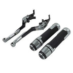 Titanium Extendable Brake Clutch Lever Grip Set for Yamaha XSR900 (2016-2023)