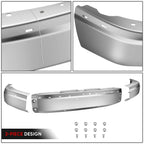 Polished Chrome Front Bumper Face Bar for Express Savana 1500 2500 3500 (2003–2023)