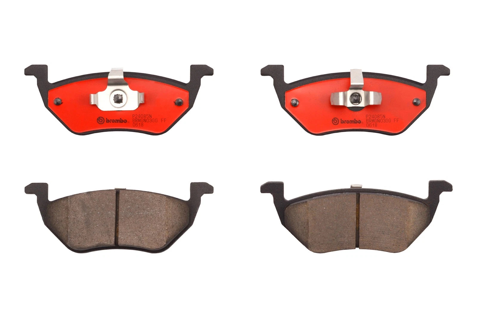 Set of 4 Brembo Rear Ceramic Brake Pads for Ford Escape (2001–2012)