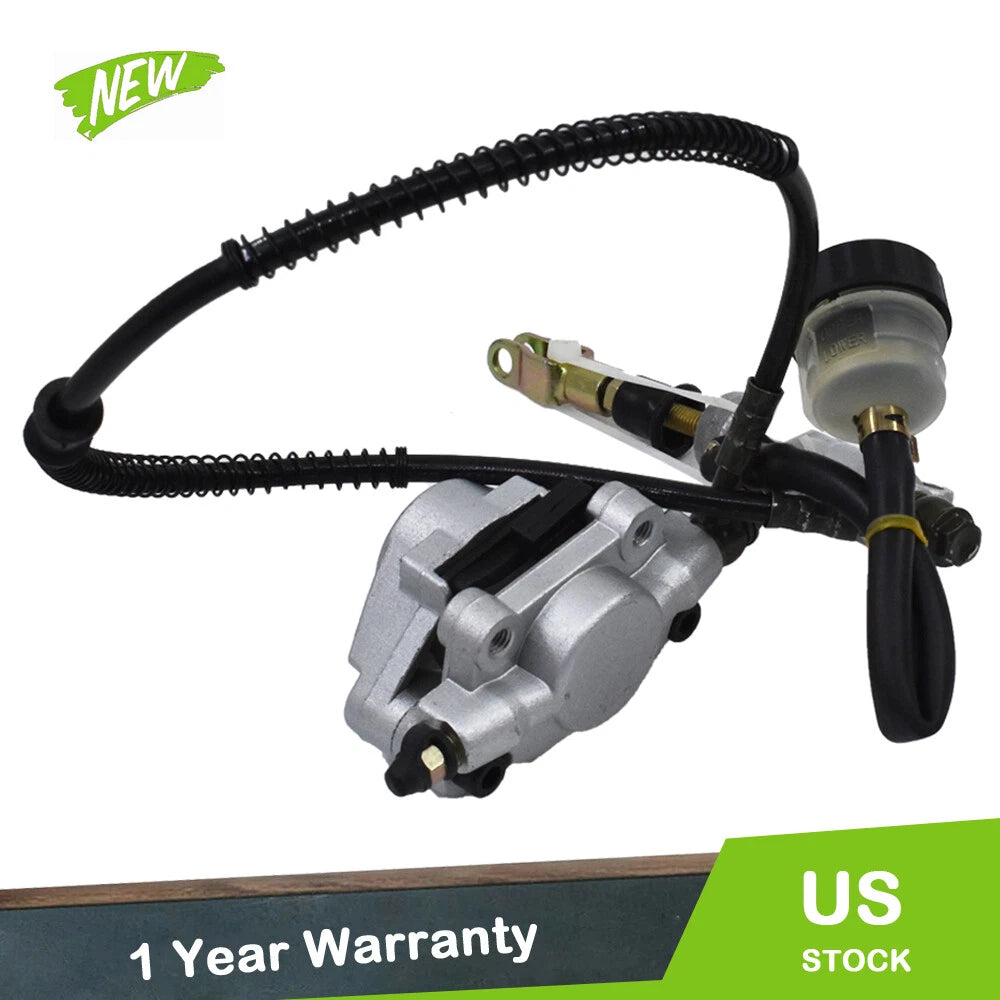 Hydraulic Rear Disc Brake Caliper System with Pads for 150cc 250cc ATV