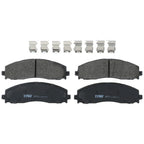 Set of 4 Disc Brake Pads for Ford F-250 Super Duty (2013–2024)