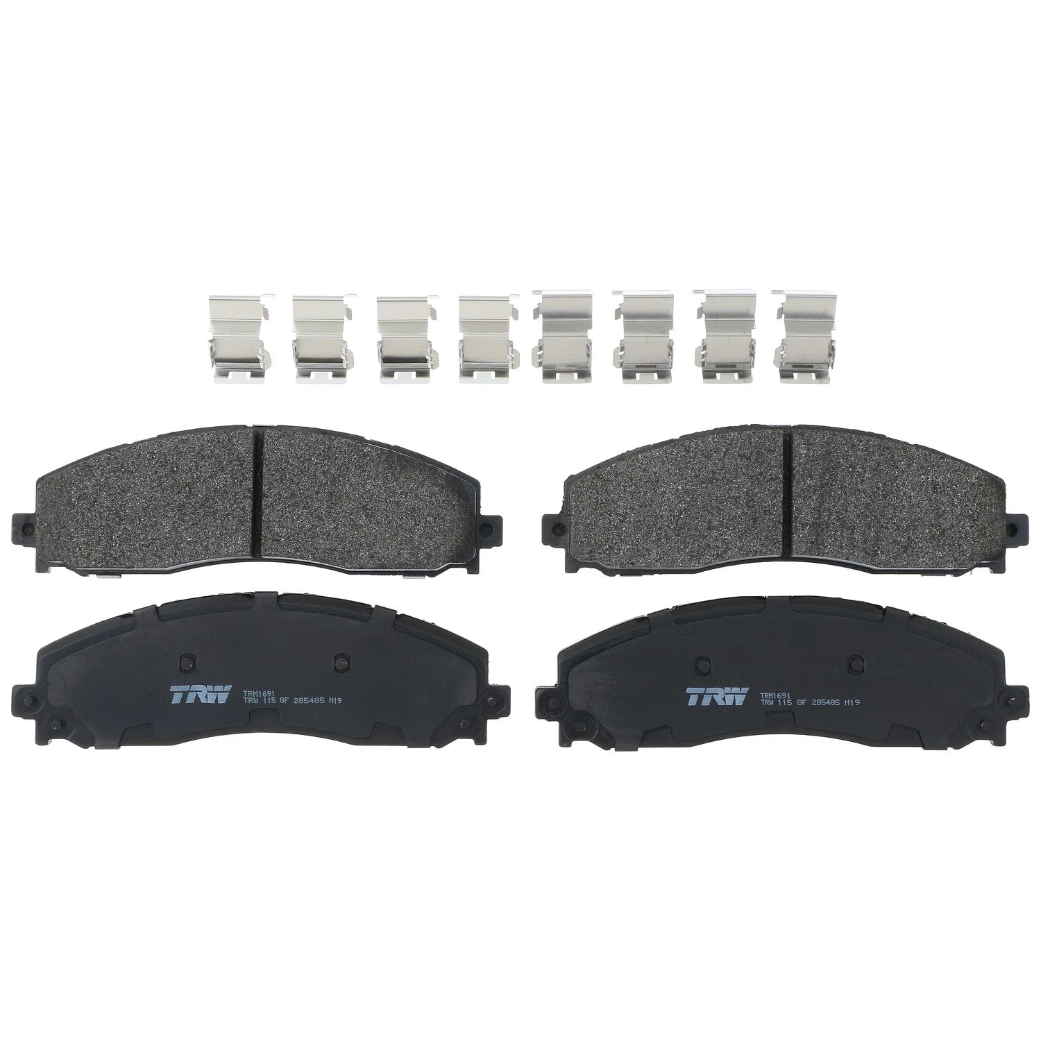 Set of 4 Disc Brake Pads for Ford F-250 Super Duty (2013–2024)