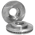 Front Slotted Dimpled Disc Brake Rotors for Ford Ranger PX (2011-2019)