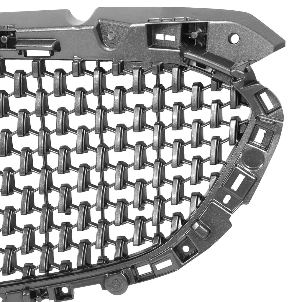 OE Style Dark Gray Front Grill Bumper Grille for Mazda 6 (2018–2021)
