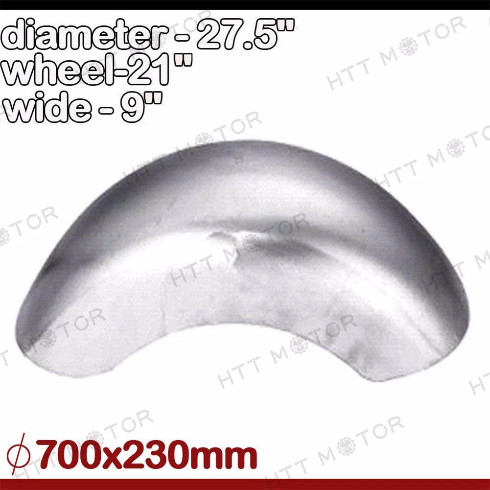 9" Wide Chrome Rear Fender for Harley-Davidson Softail (1990–2023)