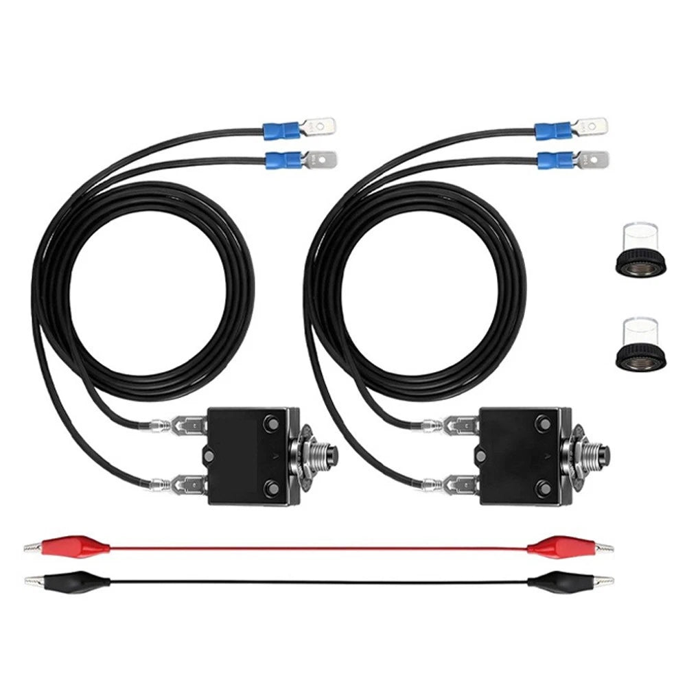 3A 5A Resettable Fuse Circuit Breaker Kit for Marine RV Generator