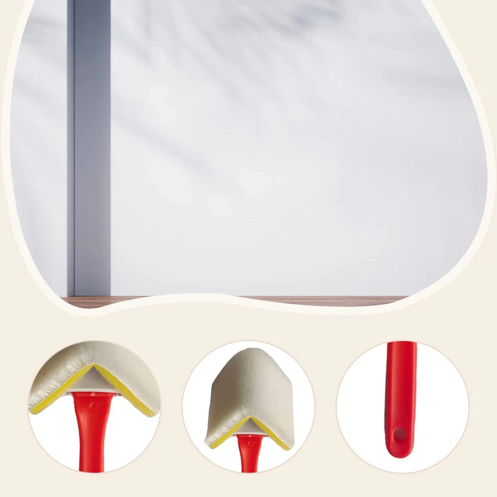 2X 1 Inch Nylon Bristle Paint Brush for Wall Edges and Corners