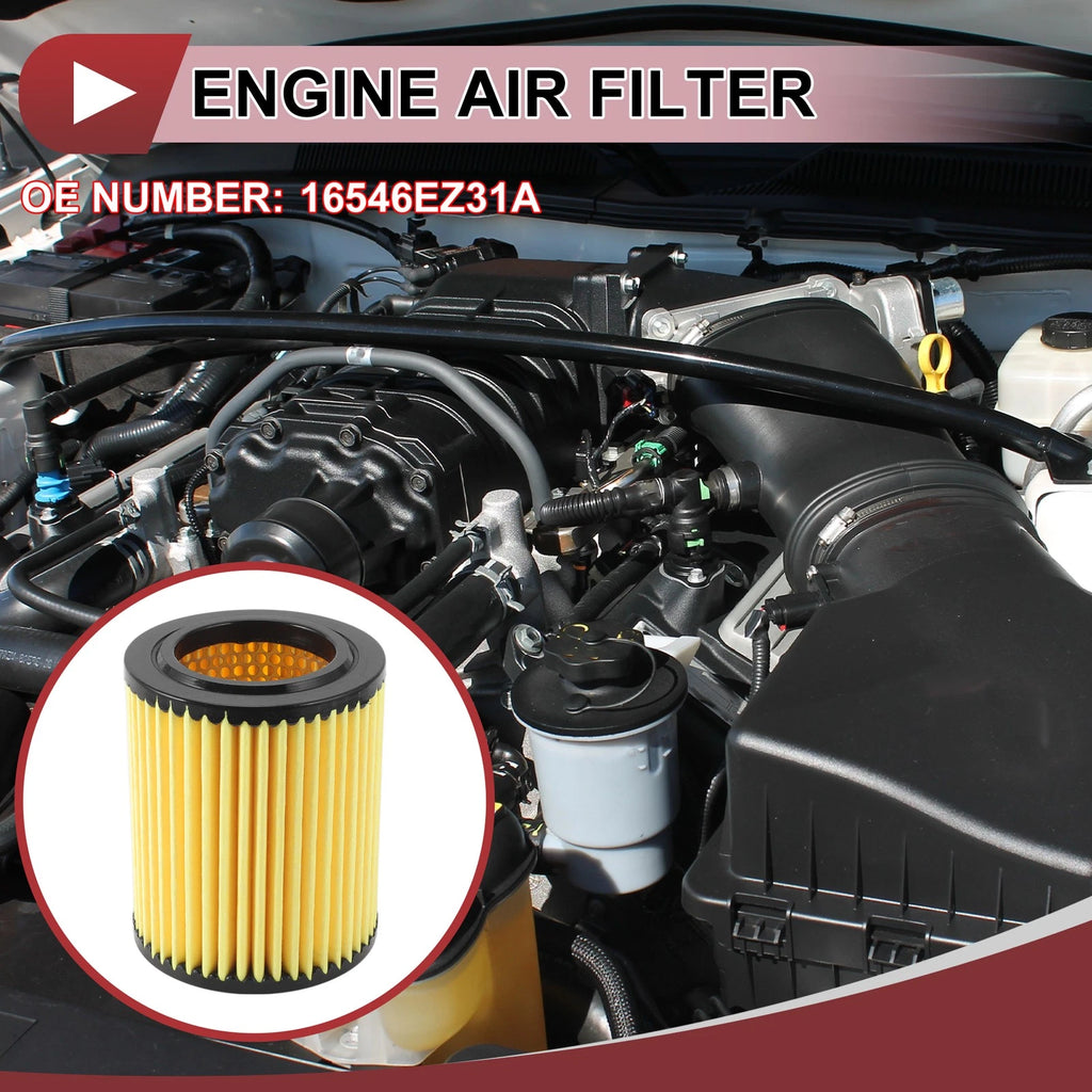 Car Engine Air Filter for Nissan Titan 5.6L (2017–2024) No. 16546EZ31A