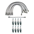 Denso Wire Set & 8 U-Groove Spark Plugs Kit for Dodge Plymouth V8