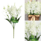 Silk Wisteria Flower Arrangement for Wedding Decor