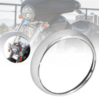 7" Chrome Headlight Trim Ring Cover for Harley Touring Road King (1983)