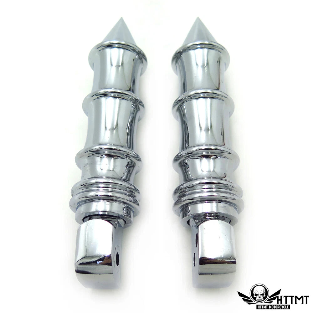 Spike Bamboo Footpegs for Yamaha V-Star 1000 650 Royal Star V-Max (1999–2019)
