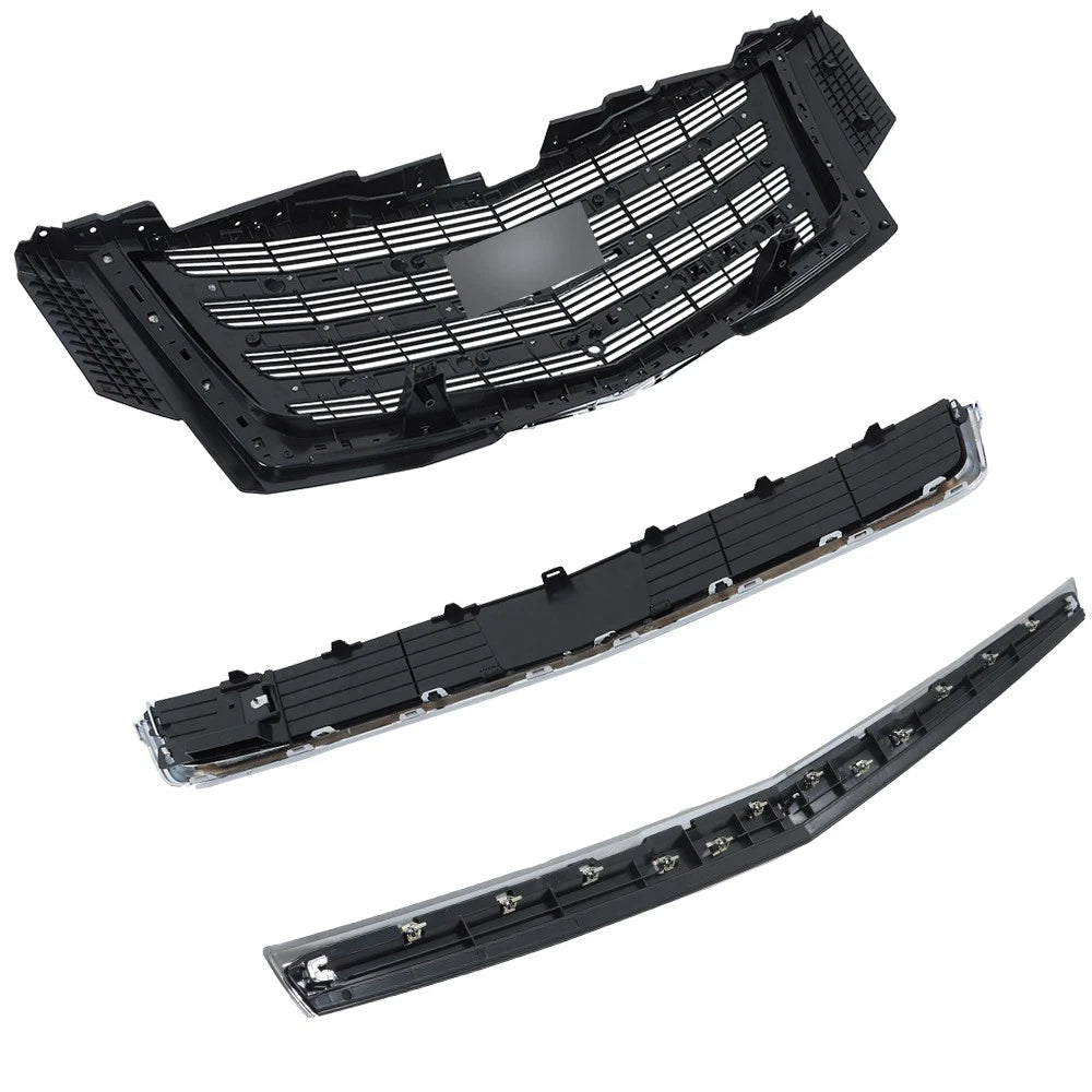 Chrome Front Grille and Hood Molding Trim for Cadillac Escalade (2015–2020)