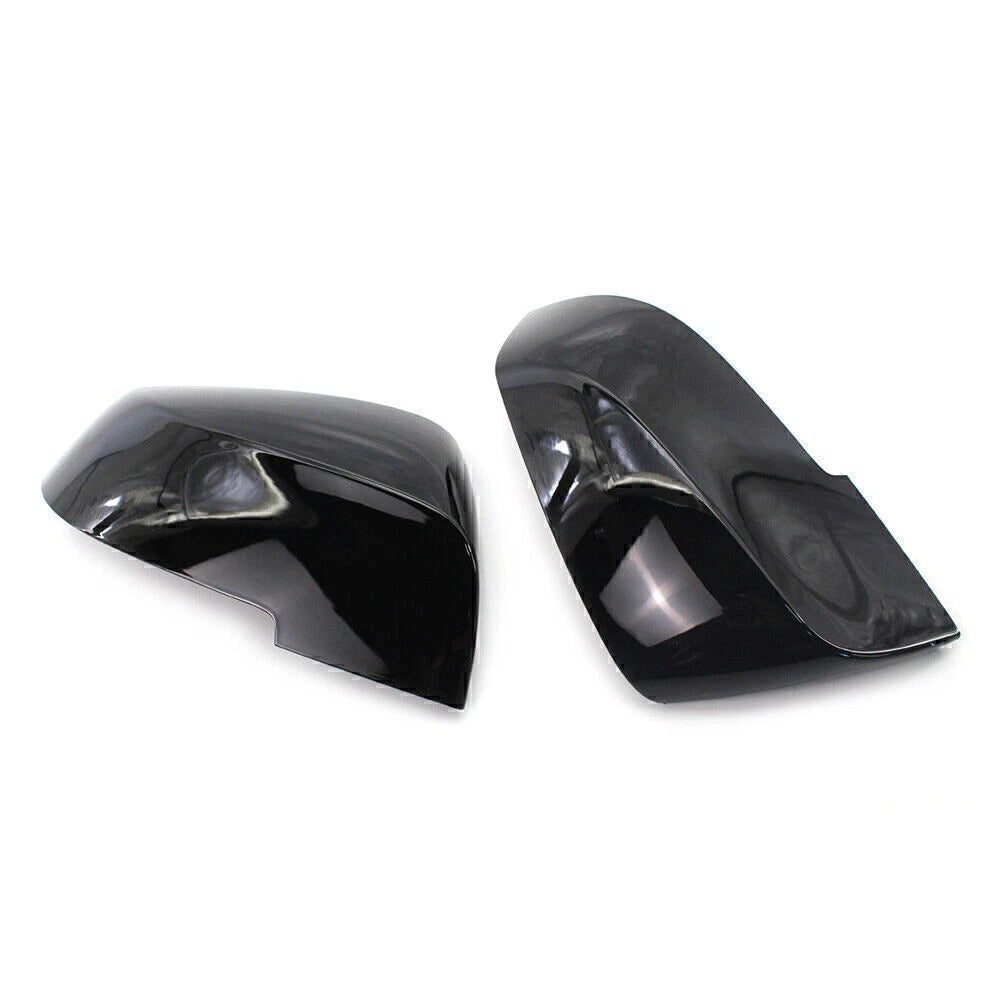 2pcs Gloss Black Mirror Cover Cap for BMW F20 F21 F22 F30 F31 F32 F33 F36 E84