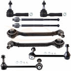 Set of 8 Front Lower Control Arms Sway Bars Tie Rods for Dodge Charger (2006–2010)