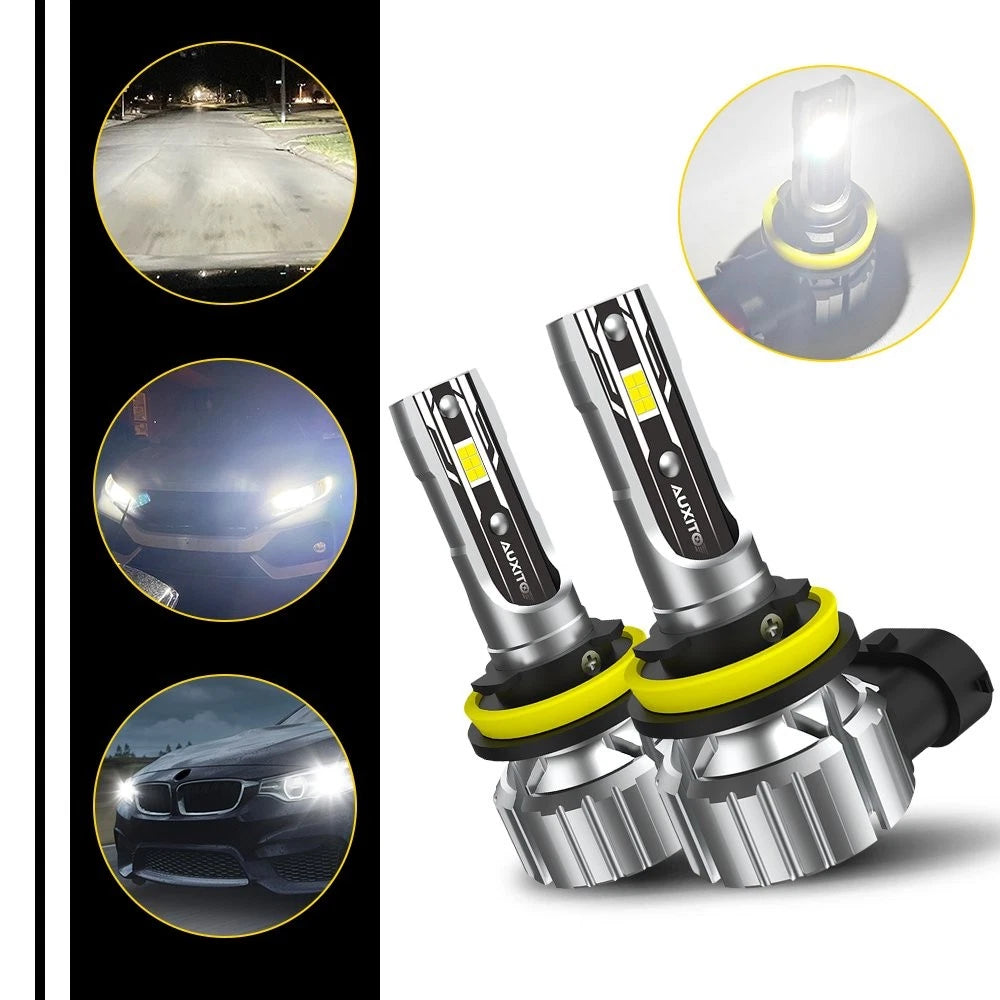 2X H11 LED Headlight Low Beam Bulb 6500K 36000LM for