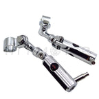 Gear Skull 1.5" Footpeg Mounting Kit for Chrome Short Angled