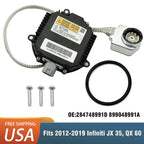 Xenon Ballast & Igniter HID Control Unit Module for Infiniti JX35 QX60 (2012–2019)