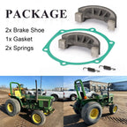2 x brake shoes w/gasket for John Deere 750/770/790/3005