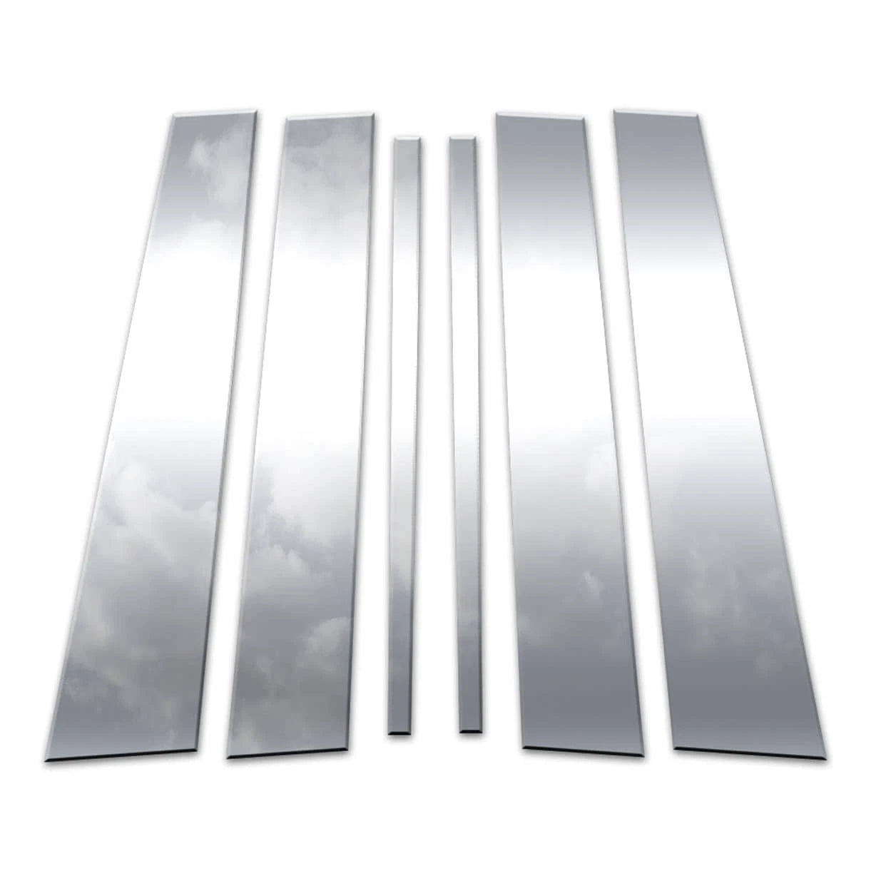 Diamond Grade 6pc Stainless Steel Pillar Post Covers for 2019-24 Honda Passport
