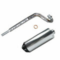 Exhaust Pipe Oval Muffler for Lifan 90CC 125CC 140CC (SDG SSR 107 109 125) EX05