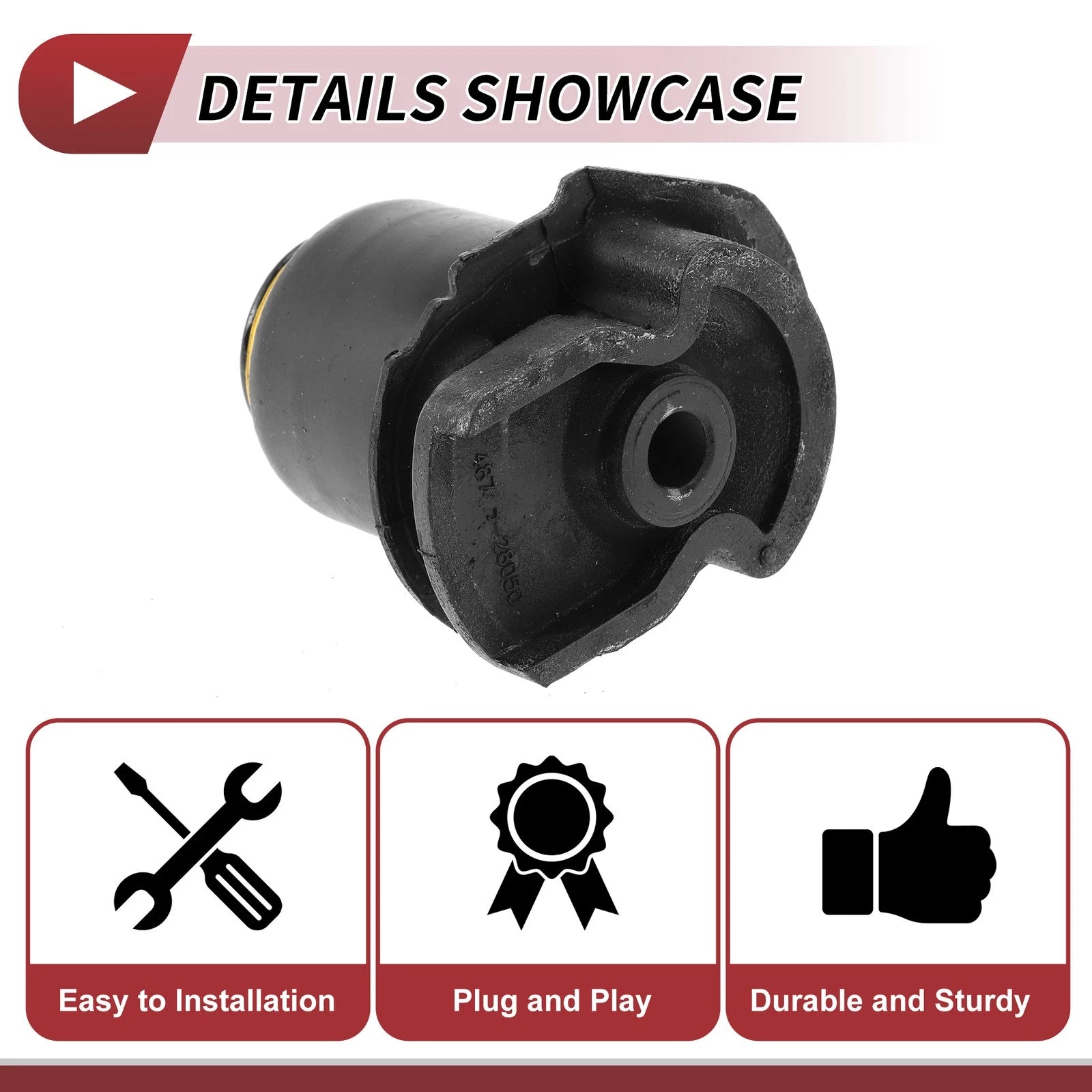 Rear Crossmember Axle Beam Bushing No. 4872528080 for Toyota Sienna (2004–2020)