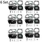 6x Carburetor Diaphragm Kit for Poulan BVM210VS (RB-156, C1U-W43, C1U-W45)