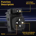 Power Mirror Switch for Chevrolet Silverado GMC Sierra (2000–2002) 15045085 K