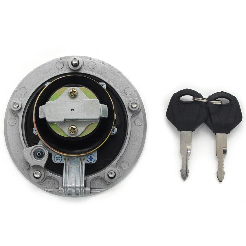 Fuel Gas Tank Cap Cover Keys for Kawasaki Z800 Z750 Z1000 ZR1000 Z1000SX ZZR1400 (2013–2019)