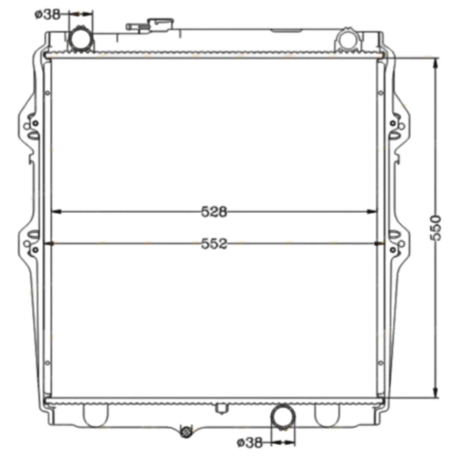 Radiator for Toyota Hilux KZN165 (1999–2005)