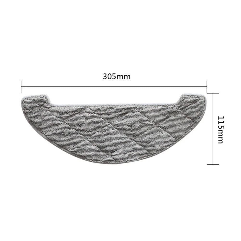 Set of 4 Mop Cloths for Tuvio TR04MLBB Vacuum Cleaner