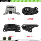 Set of 4 Engine Motor Mounts for Mazda 3 2.0L (2004–2010)