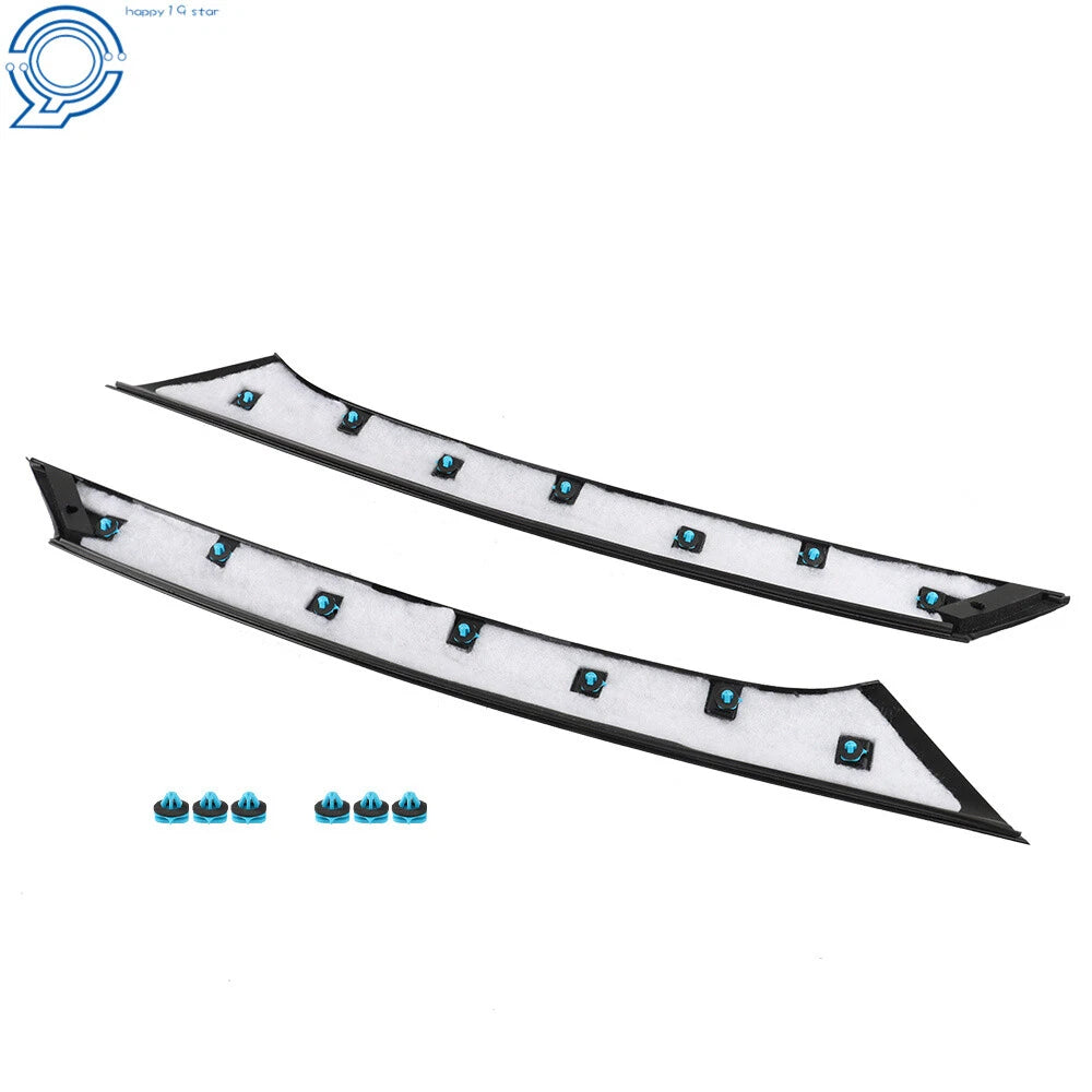 Windshield Trim Set for Ford Flex (2009-2018) Black