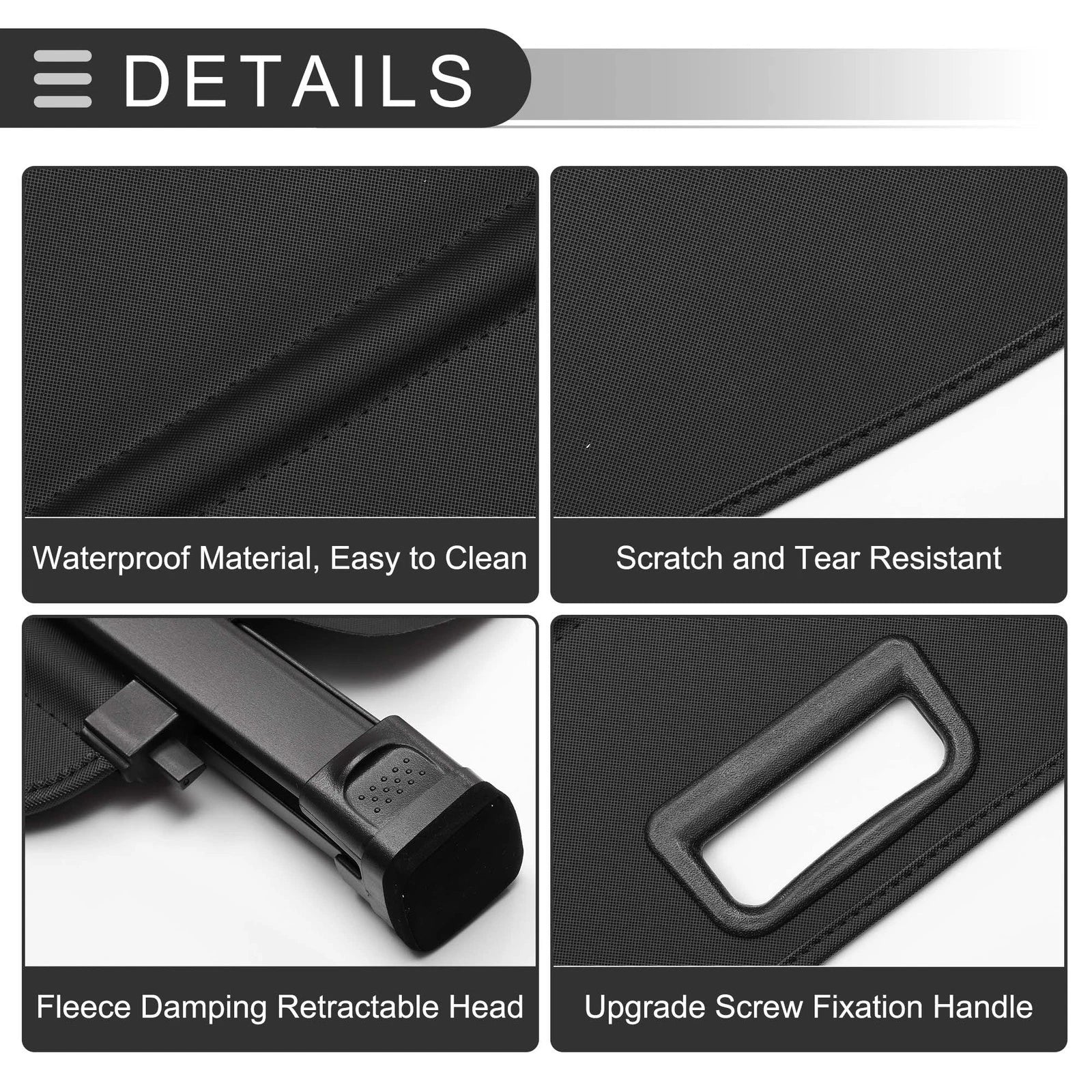 Retractable Cargo Cover for Toyota Highlander (2008–2013) Gloss Black