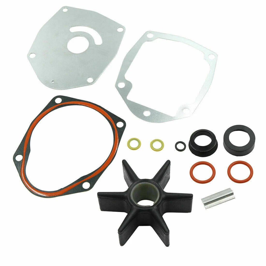 Water Pump Impeller Kit for Mercury 4-Stroke 75-100 HP Outboard (1990–2023) 8M0100526