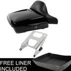 Chopped Trunk Pad Mount Rack for Harley Touring Road Glide King (2014–2023)