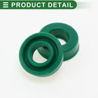 Set of 5 Oil Seal Rotary Shaft Seal 10x20x7mm High Pressure Green for Various Models