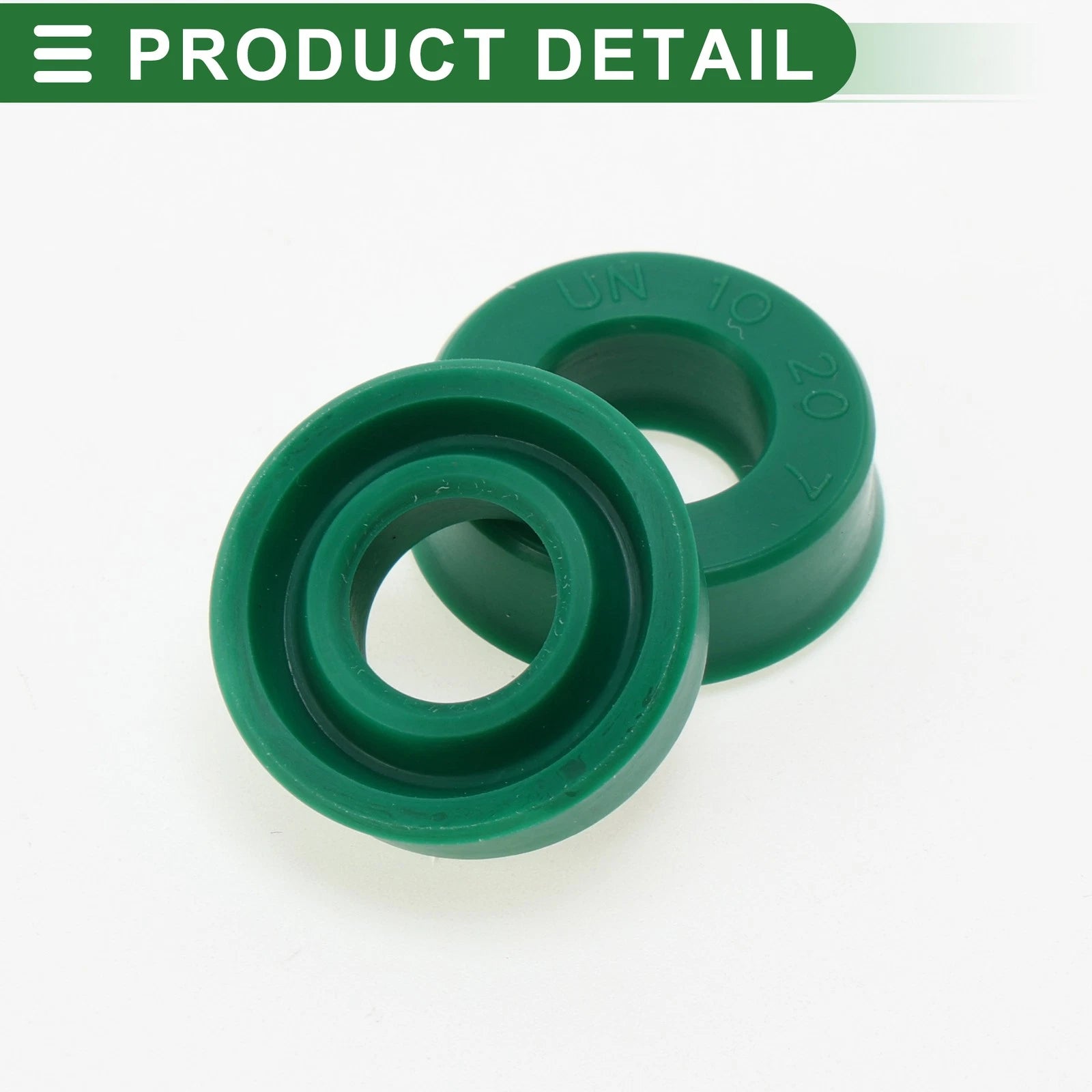 Set of 5 Oil Seal Rotary Shaft Seal 10x20x7mm High Pressure Green for Various Models