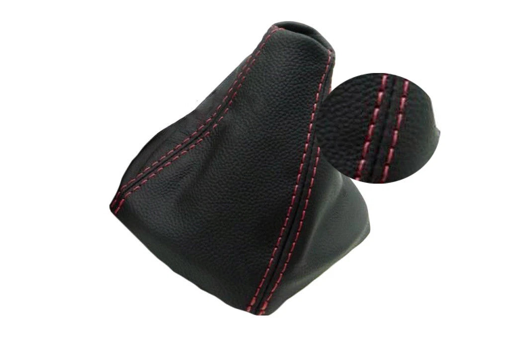 Manual Shift Boot for BMW M3 Z4 E85 (2003–2008) Red Stitch Leather Synthetic