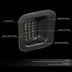 2X LED License Plate Light for Dodge Ram 1500 2500 3500 (2003–2021)