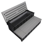 2-Step Hot Tub Spa Steps for Patio (36", Slip-Resistant, Hidden Storage)
