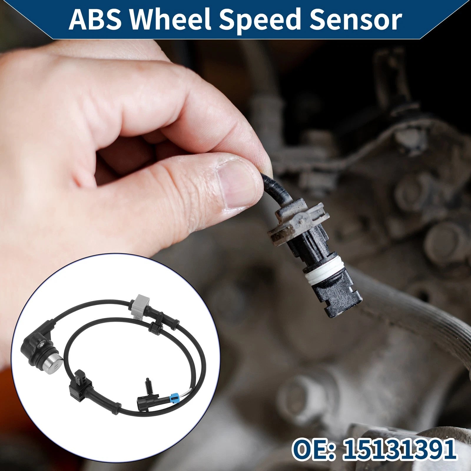 ABS Wheel Speed Sensor No. 15131391 for Buick Rainier (2004–2007) Rear
