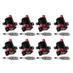 Set of 8 Ignition Coils & Iridium Spark Plugs for Chevrolet Express Silverado
