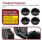 Set of 4 Wheel Center Caps for Polaris Ranger 570 4x4 (2015)